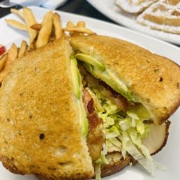 Avocado Turkey BLT Cold Sandwich