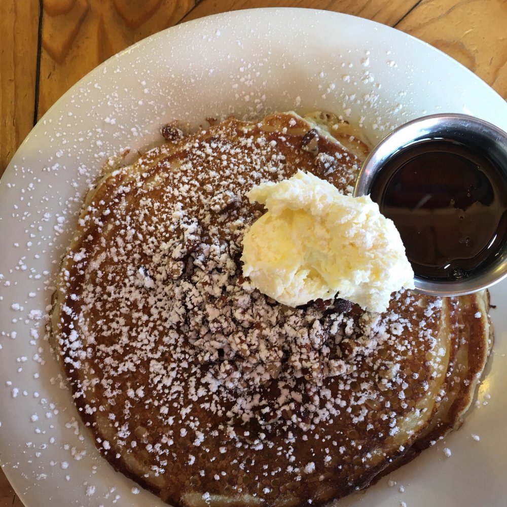 Luci's Marketplace - 2 flapjacks with pecans. So yummy. Probably best pancakes I've had. - Cafes Near Me - Phoenix, Arizona Luci's Marketplace - 2 flapjacks with pecans. So yummy. Probably best pancakes I've had. - Cafes Near Me - Phoenix, Arizona
