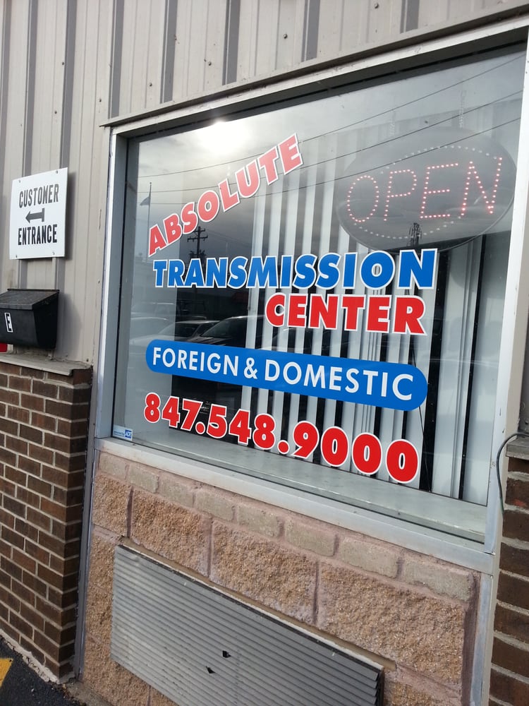 ABSOLUTE TRANSMISSIONS CENTER Updated September 2024 1725 Wood St, Round Lake Beach