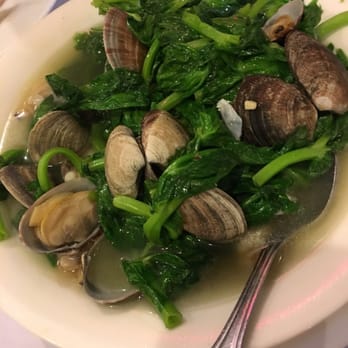 Imperial Delight - Pea Sprouts with clams and broth - beware there are bits of shell, so chew carefully (3.5 stars) - Chinese Near Me - San Ramon, California Imperial Delight - Pea Sprouts with clams and broth - beware there are bits of shell, so chew carefully (3.5 stars) - Chinese Near Me - San Ramon, California