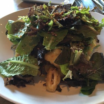 Morimoto Napa - Calamari tempura salad with quinoa two ways - Japanese Near Me - Napa, California Morimoto Napa - Calamari tempura salad with quinoa two ways - Japanese Near Me - Napa, California