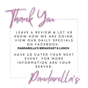 Pandarella’s Breakfast & Lunch - Menu - Breakfast & Brunch Near Me - Dunmore, Pennsylvania Pandarella’s Breakfast & Lunch - Menu - Breakfast & Brunch Near Me - Dunmore, Pennsylvania