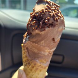 Sundaes Restaurant & Ice Cream Parlor - A small twist on a sugar cone. This place used to be the best, sadly no longer.