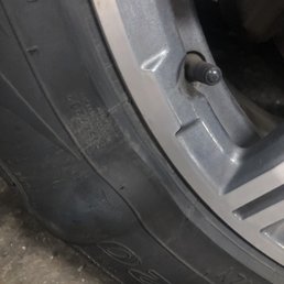 Egg in tire. Have had the tire for 1 1/2 weeks (50ish miles). Egg in tire. Have had the tire for 1 1/2 weeks (50ish miles).