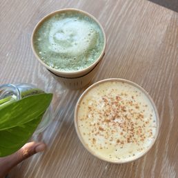 Fujian White Tea Matcha & Golden Milk Latte Fujian White Tea Matcha & Golden Milk Latte