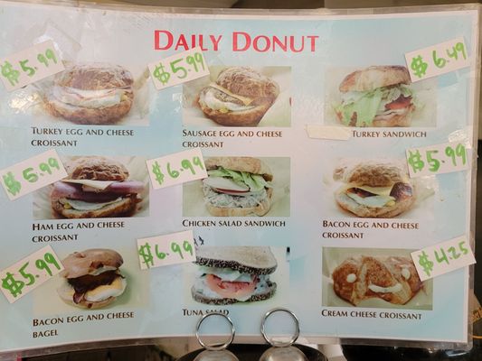 Menu photo 4 Daily Donut Peoria, AZ