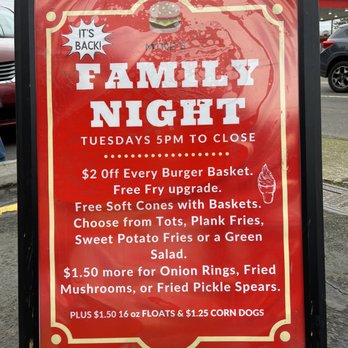 Mike's Drive-In - Tuesdays 5pm to close menu - Burgers Near Me - Milwaukie, Oregon Mike's Drive-In - Tuesdays 5pm to close menu - Burgers Near Me - Milwaukie, Oregon