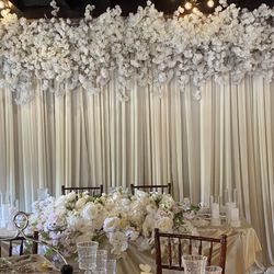 Blue Daisy Floral & Design - Transforming the room for Daniel & Christy