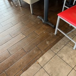 Floor was dirty
