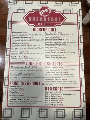 Menu photo 2 QT's Restaurant Cody, WY