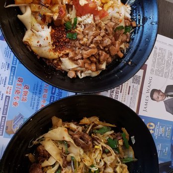 Wen Hui Noodle Hours - 3 toppings spicy noodle w pepper oil and Cummin lamb noodle 3.31.2022 - Chinese Near Me - Monterey Park, California Wen Hui Noodle Hours - 3 toppings spicy noodle w pepper oil and Cummin lamb noodle 3.31.2022 - Chinese Near Me - Monterey Park, California