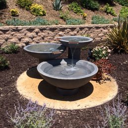 Fountain with AC power supply