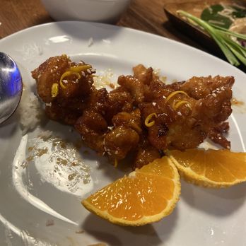Thai Fire - Orange chicken with white rice - Thai Near Me - Ventura, California Thai Fire - Orange chicken with white rice - Thai Near Me - Ventura, California