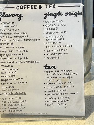 Menu photo 1 Blackbeard Coffee Roasters Greenville, NC