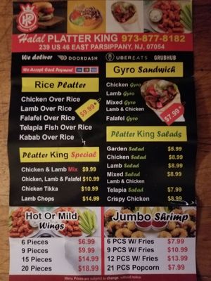 Menu photo 2 Halal Platter King Parsippany, NJ