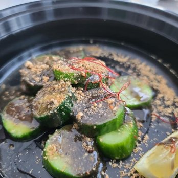 Sojo Ramen - kuro-goma kyuuri (Japanese cucumber with black sesame sauce) - Ramen Near Me - Fremont, California Sojo Ramen - kuro-goma kyuuri (Japanese cucumber with black sesame sauce) - Ramen Near Me - Fremont, California