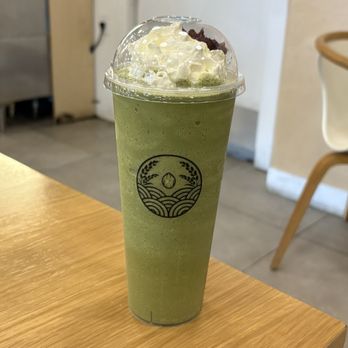 A.Bento - Matcha smoothie ($3.25 special) - Taiwanese Near Me - Vancouver, British Columbia
