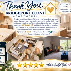 Bridgeport Coast Apartments - Thank you Bridgeport Coast Apartments Team