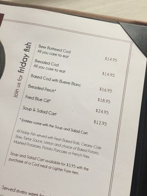 Menu photo 1 Copper Dock Restaurant Hubertus, WI