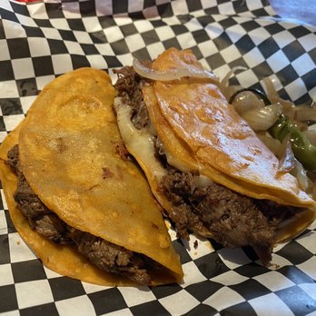 Birrieria Tijuana - Regular beef taco and a cheese beef taco - Mexican Near Me - Everett, Washington