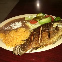 Tacos Beto - Fried fish, rice, beans, salad. Killer..!!!