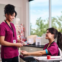 Medical Assisting students receive hands-on clinical training at Unitek College's Hayward Campus.