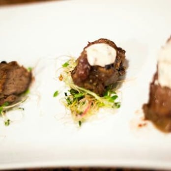 Sensory Delights Catering - Grilled Rib Eye with Herbed Goat Cheese Mousse - Caterers Near Me - Pembroke Pines, Florida Sensory Delights Catering - Grilled Rib Eye with Herbed Goat Cheese Mousse - Caterers Near Me - Pembroke Pines, Florida