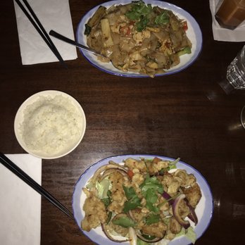 Rasa - Fried chili chicken and drunken noodles - Malaysian Near Me - New York, New York