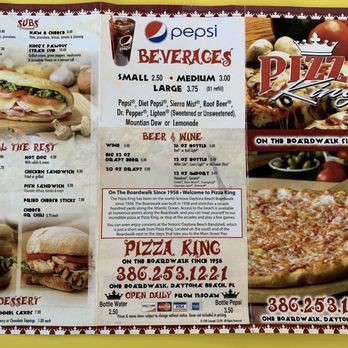 Pizza King - Menu - Pizza Near Me - Daytona Beach, Florida Pizza King - Menu - Pizza Near Me - Daytona Beach, Florida