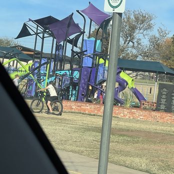 Greer Park - Play area with canopies. Nice autumn day. Veterans Day. - Parks Near Me - Lawton, Oklahoma Greer Park - Play area with canopies. Nice autumn day. Veterans Day. - Parks Near Me - Lawton, Oklahoma