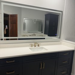 Nichols Customs - Master bathroom cabinets