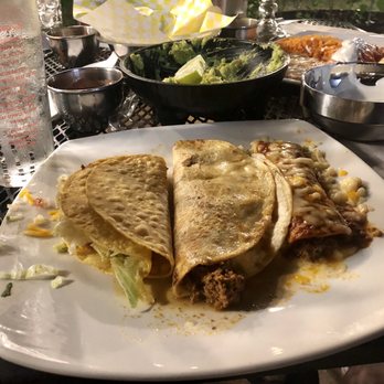 Mi Cancun - Special Combo #4: beef taco, beef enchilada, beef quesadilla. - Mexican Near Me - Morrisville, North Carolina Mi Cancun - Special Combo #4: beef taco, beef enchilada, beef quesadilla. - Mexican Near Me - Morrisville, North Carolina