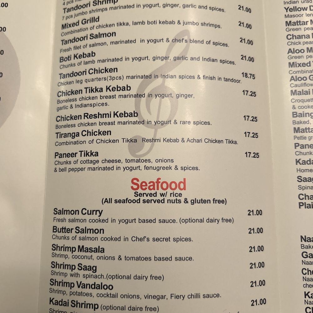 Raaga Tandoor - Menu T&S - Indian Near Me - Burke, Virginia Raaga Tandoor - Menu T&S - Indian Near Me - Burke, Virginia