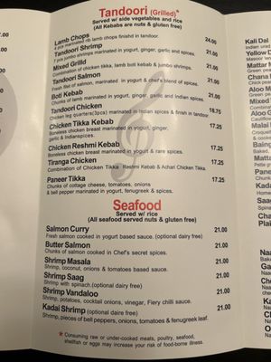 Menu photo 1 Raaga Tandoor Burke, VA Menu photo 1 Raaga Tandoor Burke, VA