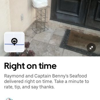 Capt Benny’s - The order on my front porch. No gumbos despite the restaurant arguing with me saying I had it but didn't know it - Seafood Near Me - Houston, Texas Capt Benny’s - The order on my front porch. No gumbos despite the restaurant arguing with me saying I had it but didn't know it - Seafood Near Me - Houston, Texas