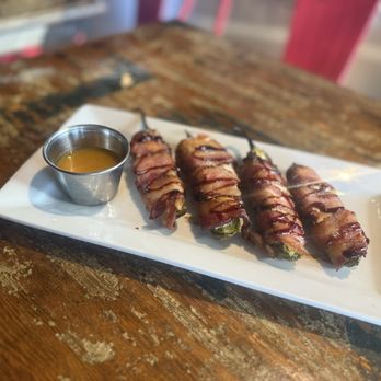 Old Blinking Light - Bacon wrapped jalapeño poppers - New American Near Me - Highlands Ranch, Colorado