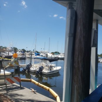 Dockside Waterfront Grill - Nice view, lots of construction next to the restaurant right now.. - Seafood Near Me - Venice, Florida