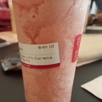 Gong Cha - Strawberry Milk Slush w/ soy milk :) - Bubble Tea Near Me - Cypress, Texas Gong Cha - Strawberry Milk Slush w/ soy milk :) - Bubble Tea Near Me - Cypress, Texas