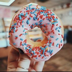 Hole In One Donuts - Frosted glazed donut
