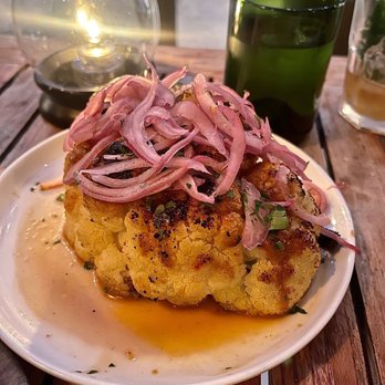 Amara at Paraiso - Grilled Cauliflower - Latin American Near Me - Miami, Florida