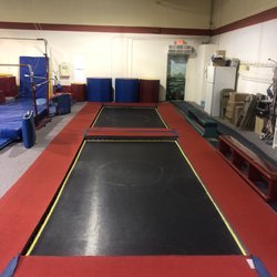 Super Star Summer Camp - Our Large, indoor, In Ground Trampolines (we also have outdoor ones for when it's nice!)