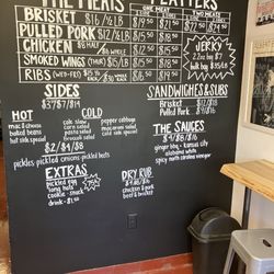 Menu board
