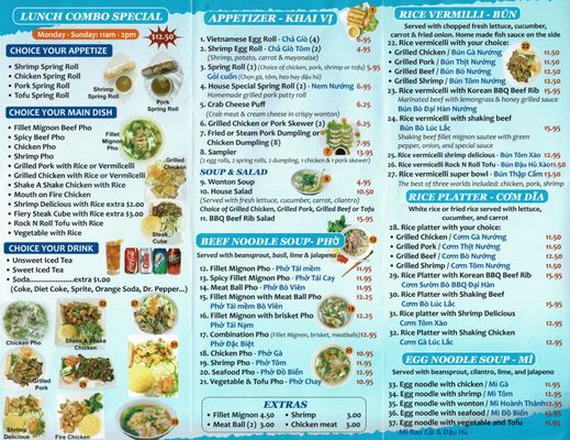 Menu photo 1 Pho Nasa Houston, TX