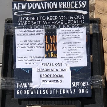 Goodwill Thrift Store and Donation Center - New process for donating at Goodwill. - Thrift Stores Near Me - Tucson, Arizona Goodwill Thrift Store and Donation Center - New process for donating at Goodwill. - Thrift Stores Near Me - Tucson, Arizona