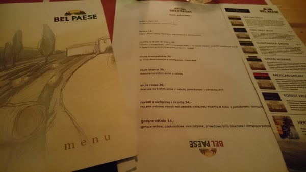 Menu photo 1 Bel Paese Warszawa, MA Menu photo 1 Bel Paese Warszawa, MA
