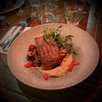 Red Rooster Shoreditch - Salmon - New American Near Me - London, XGL