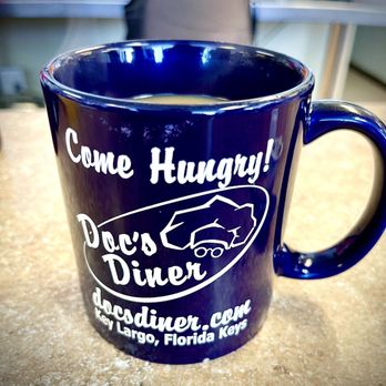 Doc's Diner - A steaming hot cup of Joe and Doc's! No better way to start the day. - Seafood Near Me - Key Largo, Florida