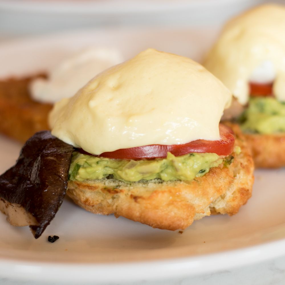Fable Diner - Eggs benedict with guac on a fresh biscuit - Diners Near Me - Vancouver, British Columbia Fable Diner - Eggs benedict with guac on a fresh biscuit - Diners Near Me - Vancouver, British Columbia