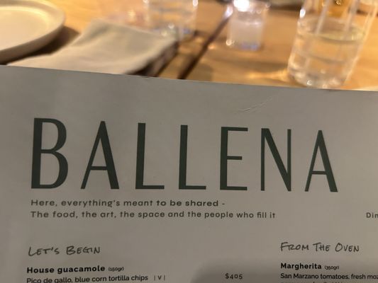 Menu photo 2 Ballena Cabo San Lucas, BCS Menu photo 2 Ballena Cabo San Lucas, BCS