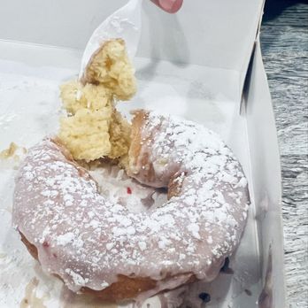 Duck Donuts - Powdered Sugar strawberry - Donuts Near Me - Clark, New Jersey